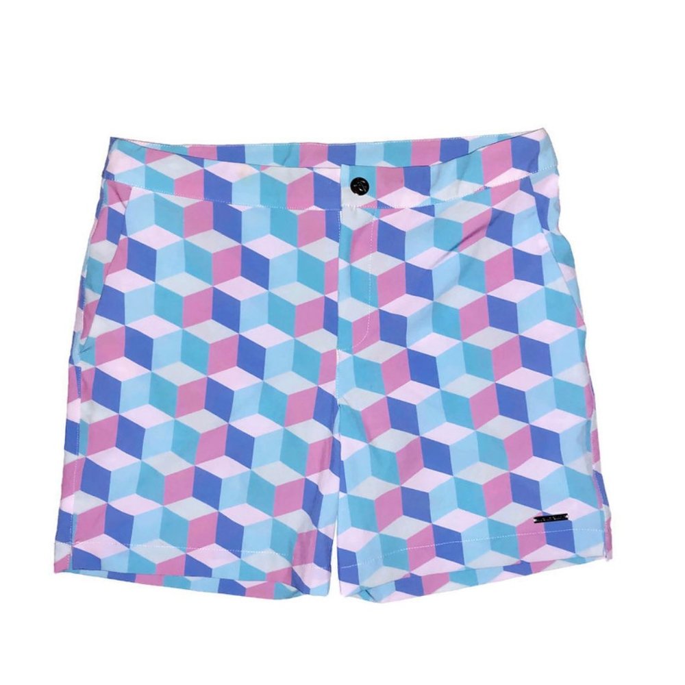 Argyle Grant - Beach to Brunch Swim Shorts - Sz 32